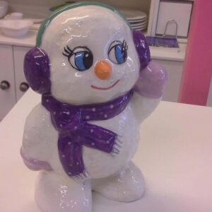 Baby Snowman with Earmuffs